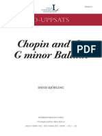 Chopin Ballade G Minor Analysis.