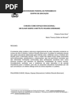 o Museu Como Espao Educacional