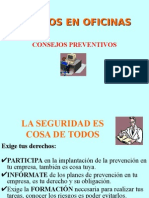 Riesgos de Oficinas Consejos Preventivos