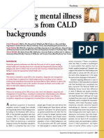 Managing Mental Illness in Patients From CALD Backgrounds: Psychiatry