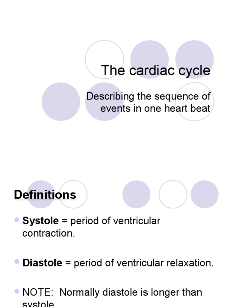 Understanding the Cardiac Cycle | PDF | Art