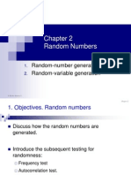 Random Numbers: Random-Number Generation Random-Variable Generation