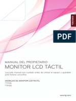 Monitor LCD Táctil: Manual Del Propietario