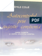 Emile Coue - Autocontrolul Prin Sugestie Constienta