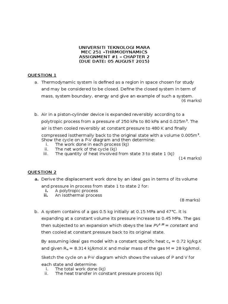 Assignment 1 - Chapter 2 | PDF