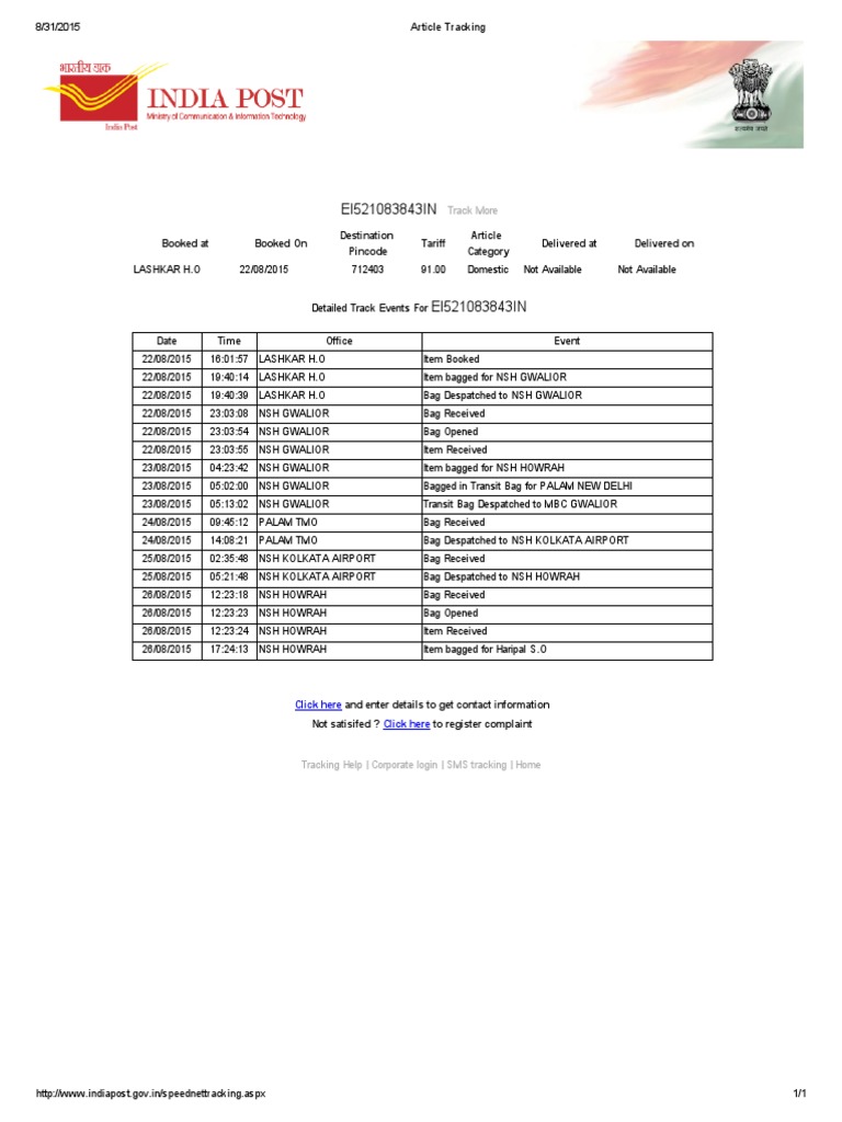 Speed Post | PDF | Home & Garden