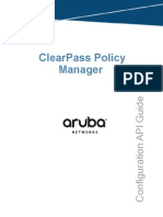 ClearPass Configuration API Guide