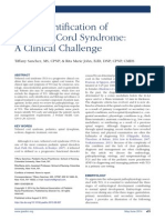 Early Identification of Tethered Cord Syndrome: A Clinical Challenge