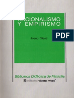 Olesti, J. - Racionalismo y Empirismo Ed, Vicen-Vives