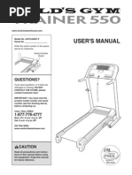 Manual Caminadora