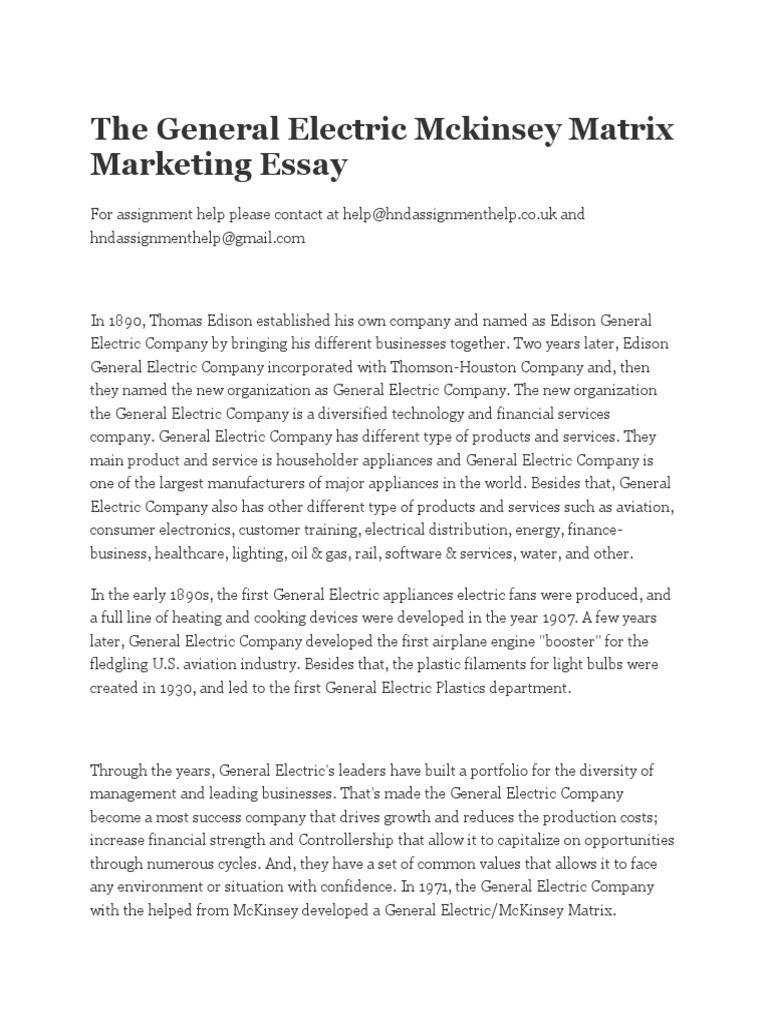 Ge matrix essay 04 picture