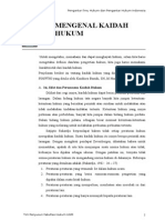 Mengenal Kaidah Hukum