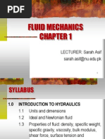 Chapter 1 Fluid Mechanics