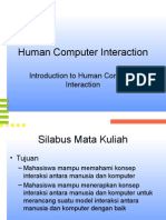 Introduction To HCI