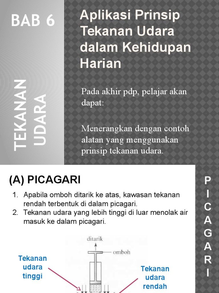 Bab 6 Aplikasi Prinsip Tekanan Udara Pdf