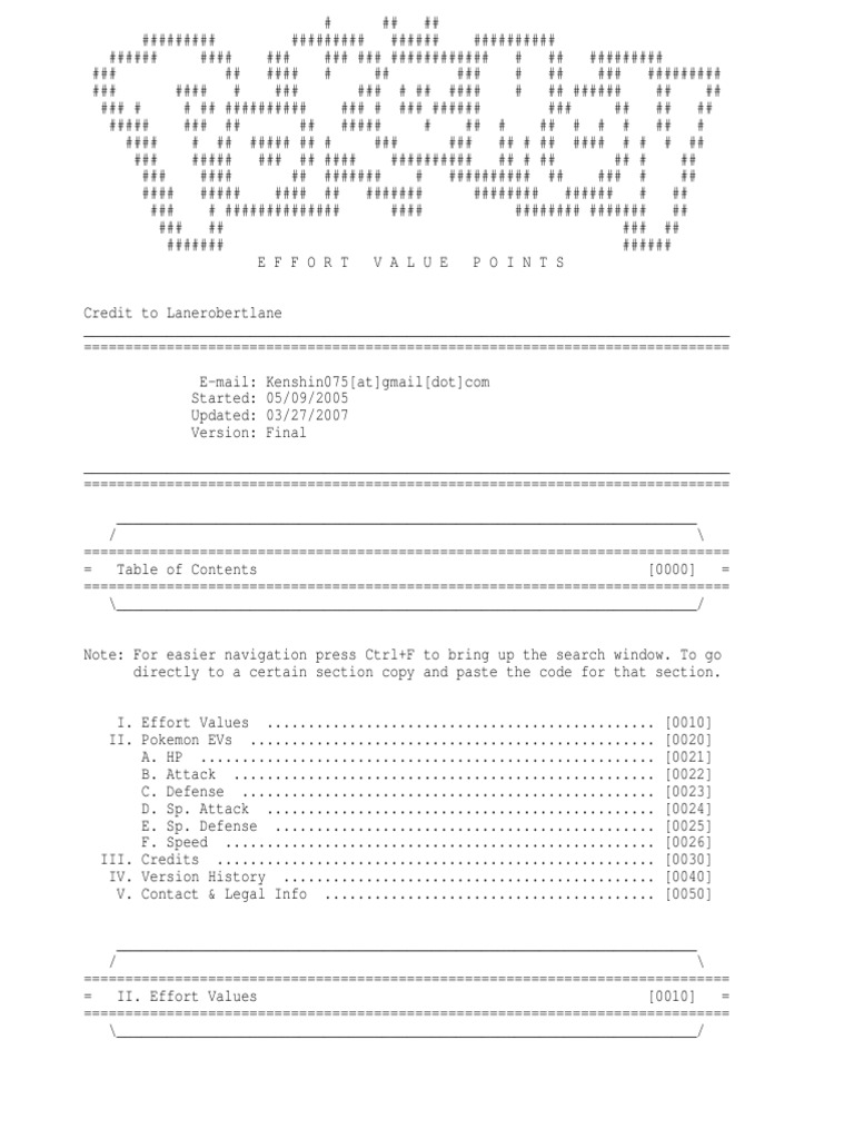 Pokemon Emerald Ev Points PDF Video Games Media Franchises