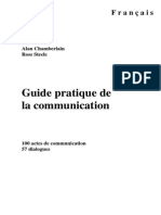 Guide Pratique de La Communication 100 Actes de Communication 57 Dialogues