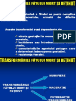 Transformarile Fetusului Mort Si Retinut