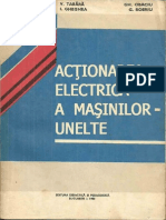 Actionarea Electrica a Masinilor Unelte