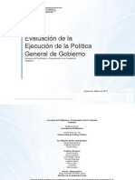 Evaluacion de La Politica General de Gobierno 2012