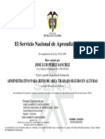 El Servicio Nacional de Aprendizaje SENA: Jose Luis Perez Sanchez