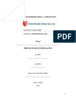 Proyecto de Investigación Esquema