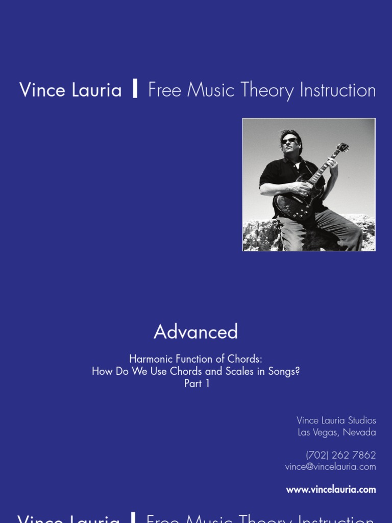 Advanced Chord Function in Music Theory | PDF | Chord (Music) | Scale ...