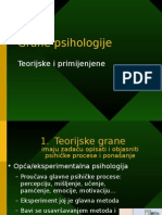 Grane Psihologije 