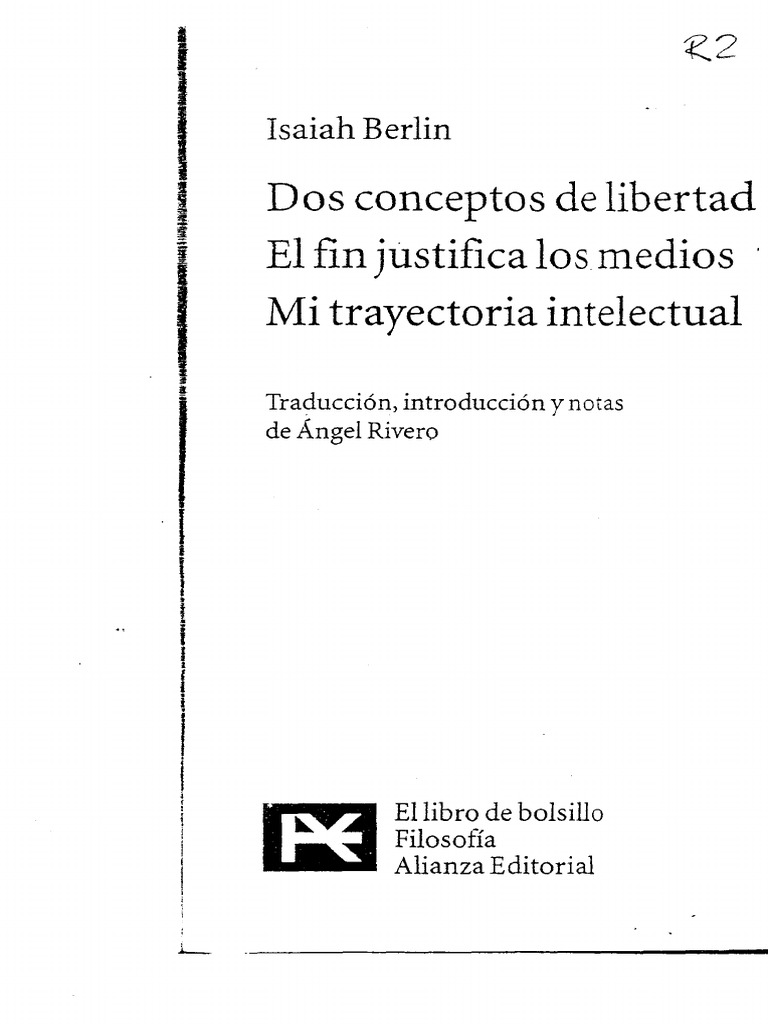 Dos Conceptos de Libertad - Isaiah Berlin | PDF