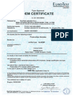 Solaris - OEM Certificate by EuroTest C01