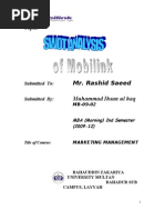 Download Mobilink SWOT Analysis by Idealeyes SN28072384 doc pdf