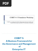 COBIT 5 Foundation Workshop Courseware