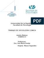 Universidad de La República Trabajo Sociologia Clinica 1