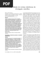 2003 - Legibilidade de Revistas Electronicas de Divulgacao Científica