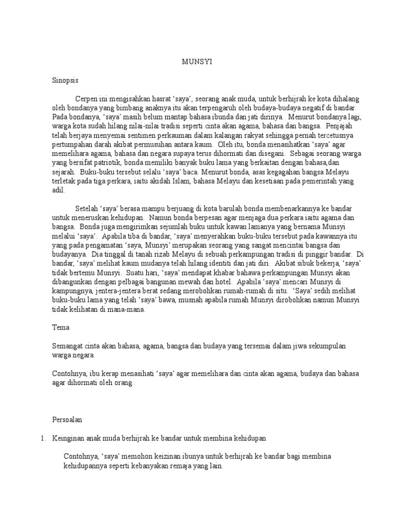 Munsyi Pdf