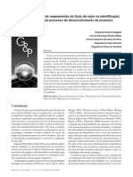 Análise Da Aplicação Do Mapeamento Do Fluxo de Valor Na Identificação de Desperdícios Do Processo de Desenvolvimento de Produtos