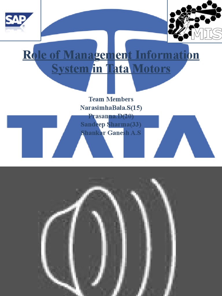 Management Info Systems at Tata Motors | PDF