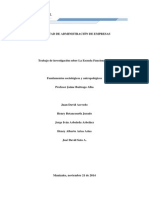 La escuela funcionalista aplicada a Credibanco (Investigación)