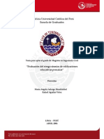 2006 Evaluación Del Riesgo Sísmico de Edificaciones Educativas Peruanas