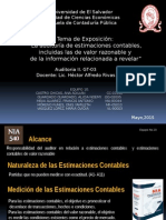 Exposicion Estimaciones Contables NIA 540