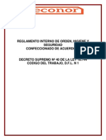 Reglamento Interno Reconor Ltda PDF