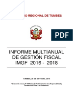 Informe Multuanual de Gestion Fiscal- Regional