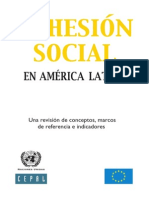 Cohesión Social en America Latina