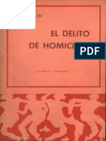 El Delito de Homicidio - Ricardo Levenne - PDF