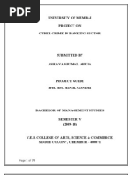 Download Cyber Crime in Banking sector by sheemankhan SN28079943 doc pdf