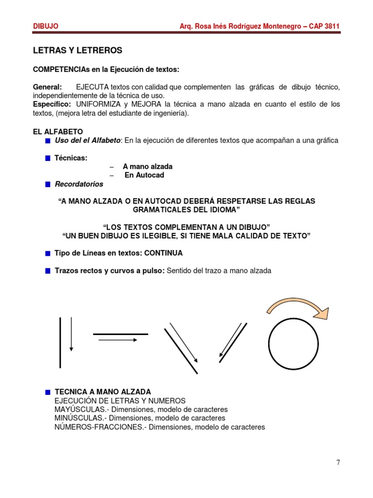 Clase Letras y Letreros | PDF