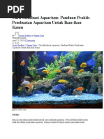 Panduan Membuat Aquarium Air Laut Untuk Pemula