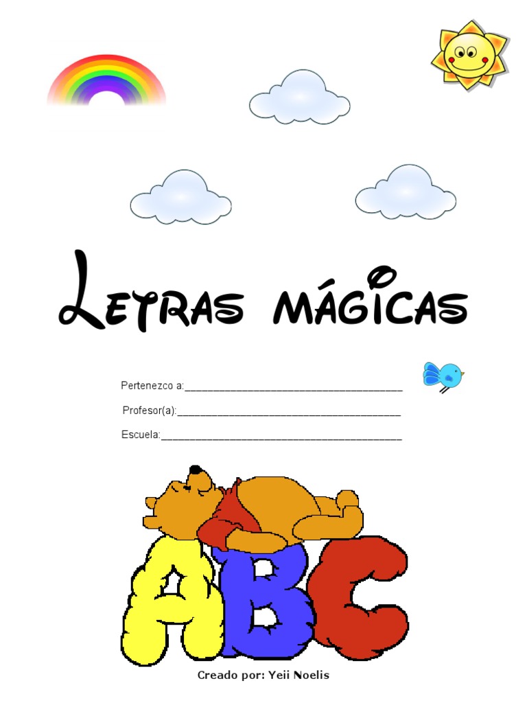 Actividades con Letras Mágicas | PDF | Artes del Lenguaje y ...