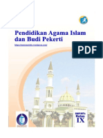 Buku Pegangan Siswa Agama Islam SMP Kelas 9 Kurikulum