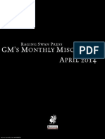 S Onthly Iscellany Pril: GM' M M: A 2014
